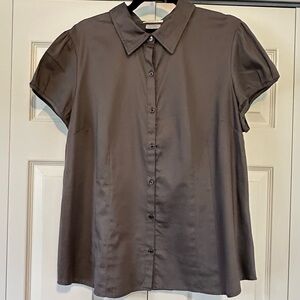 VAN HEUSEN Dark Gray Button-Down Shirt